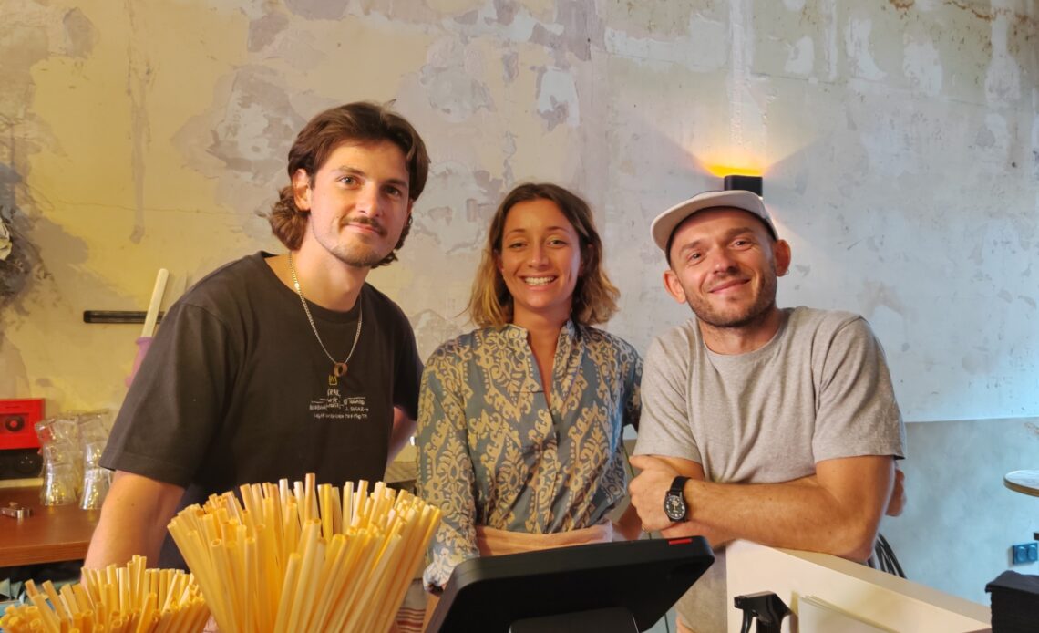 Damien Lemercier, Sarah Pinsard, Maxime Potfer - Bar à cocktails Povera à Nice