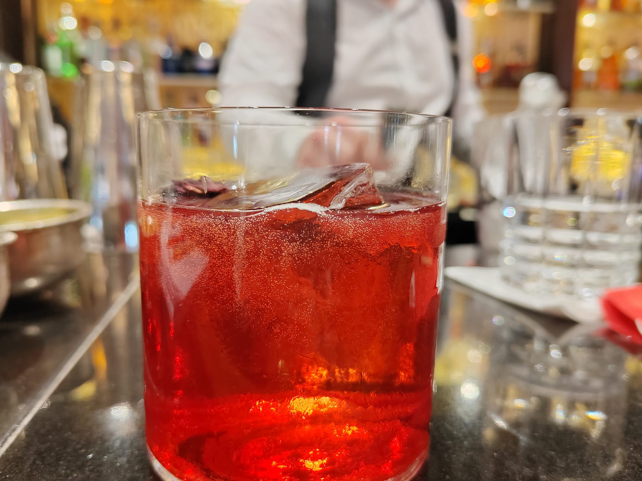 Hibiscus old fashioned - Bar Fouquet's du Majestic Barrière (Cannes)