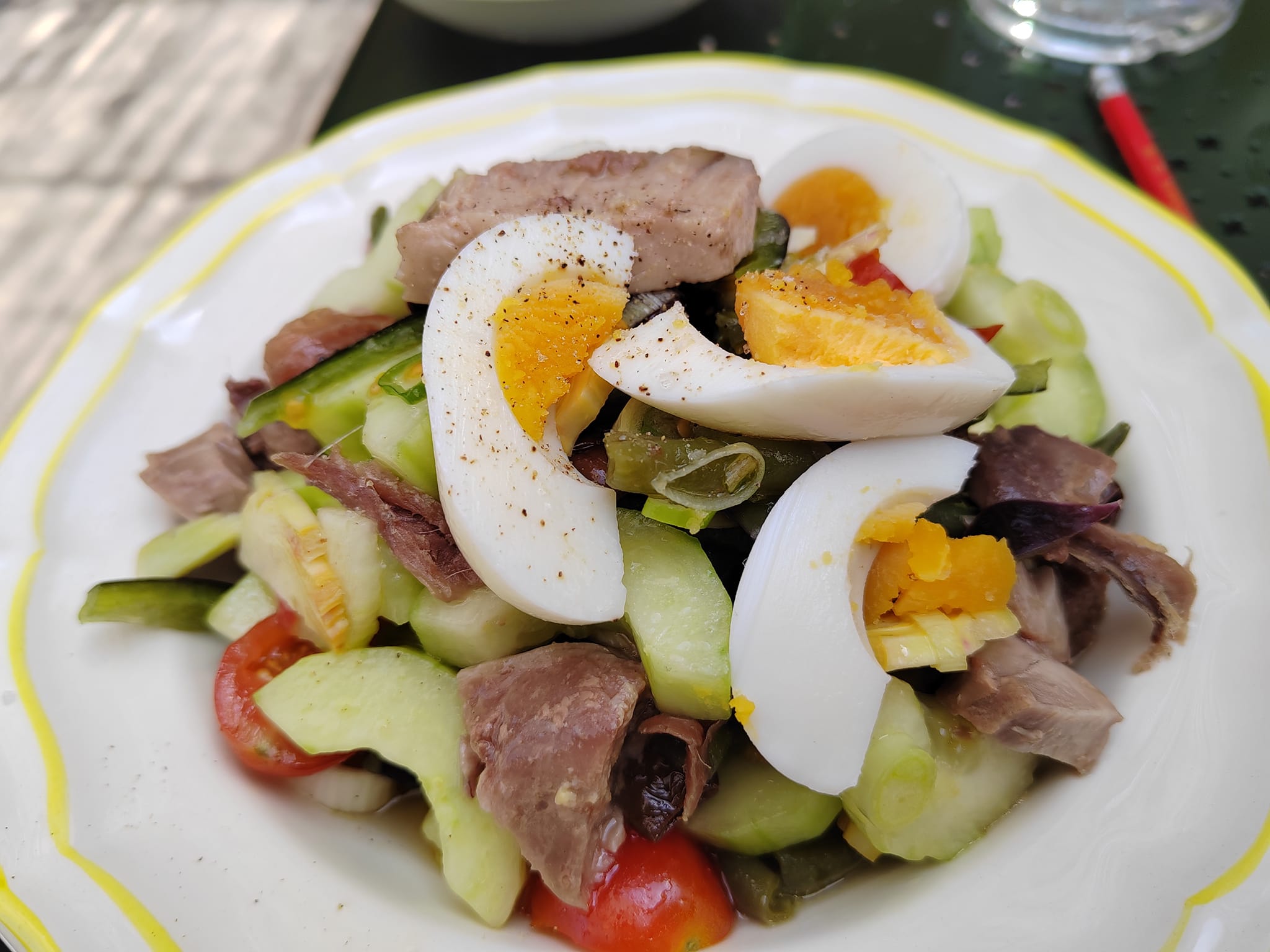 Hôtel du Couvent - Hôtel 5 étoiles à Nice -La Guinguette - Salade niçoise