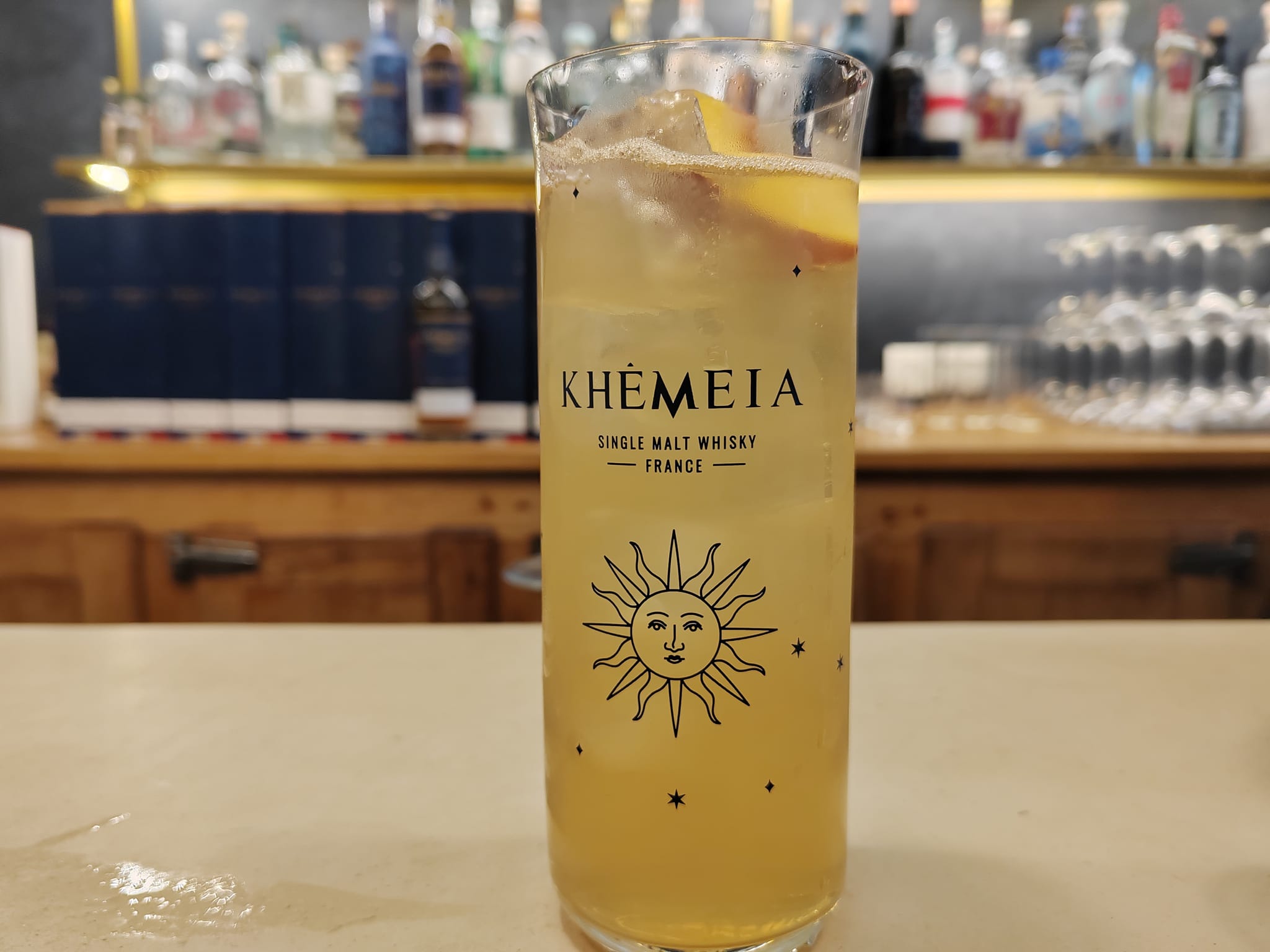 Cocktail au Whisky français single malt Khêmeia