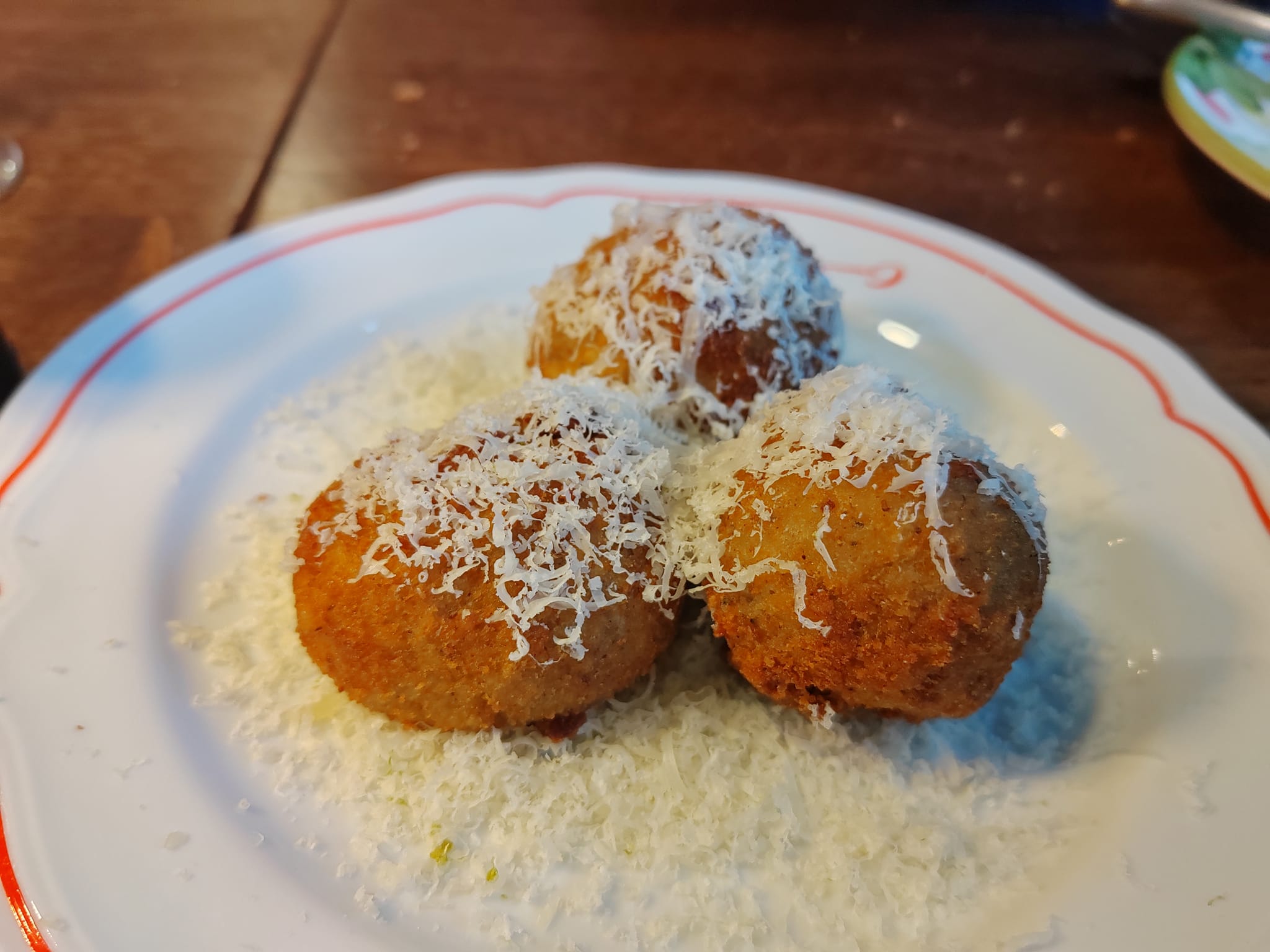 Arancini à la truffe - Restaurant Gramaci à La Défense (Hôtel Renaissance)