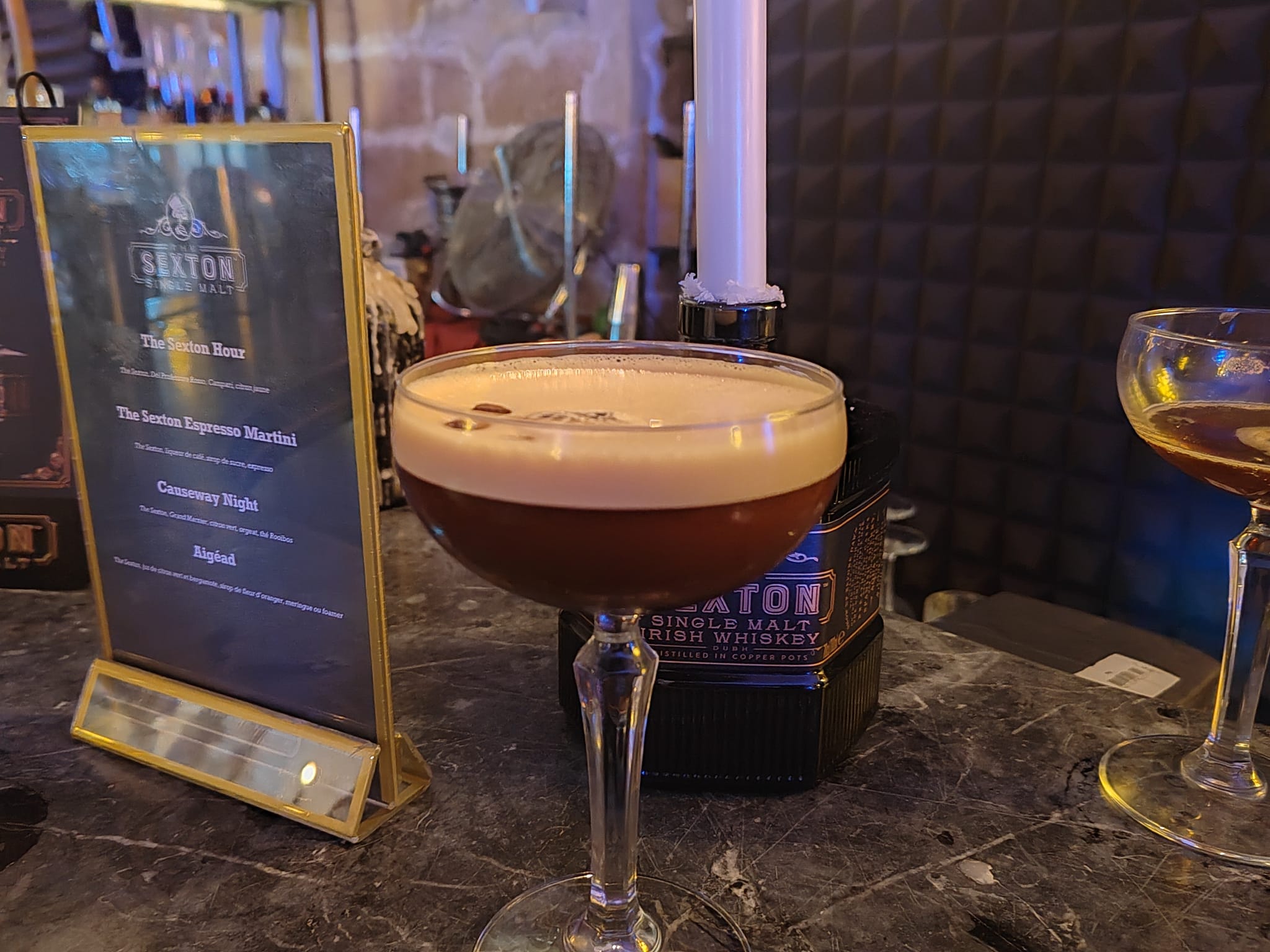 Espresso martini - Irish whiskey The Sexton