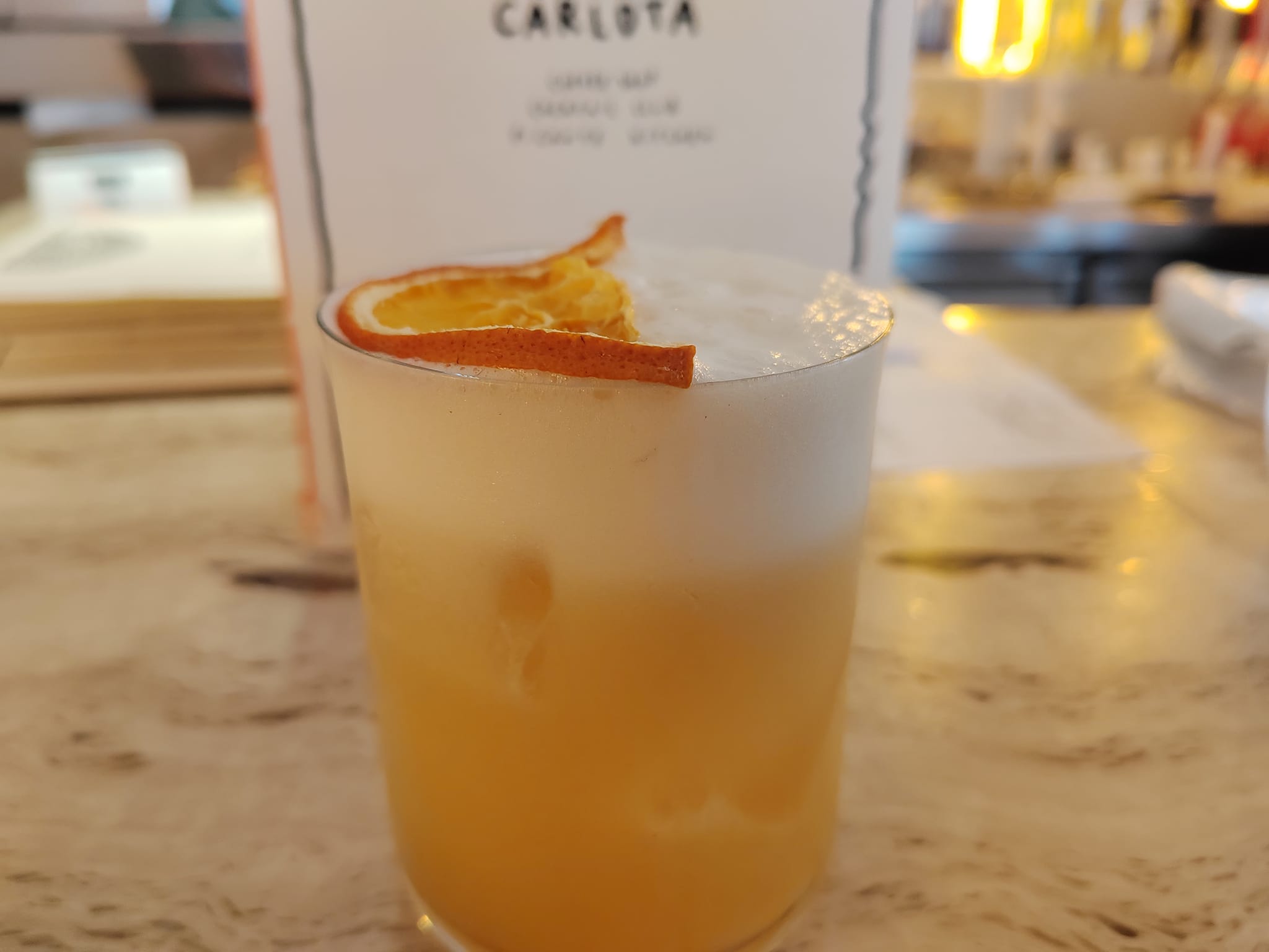 Expresso tonic orange - Carlota (south Pigalle, Paris)