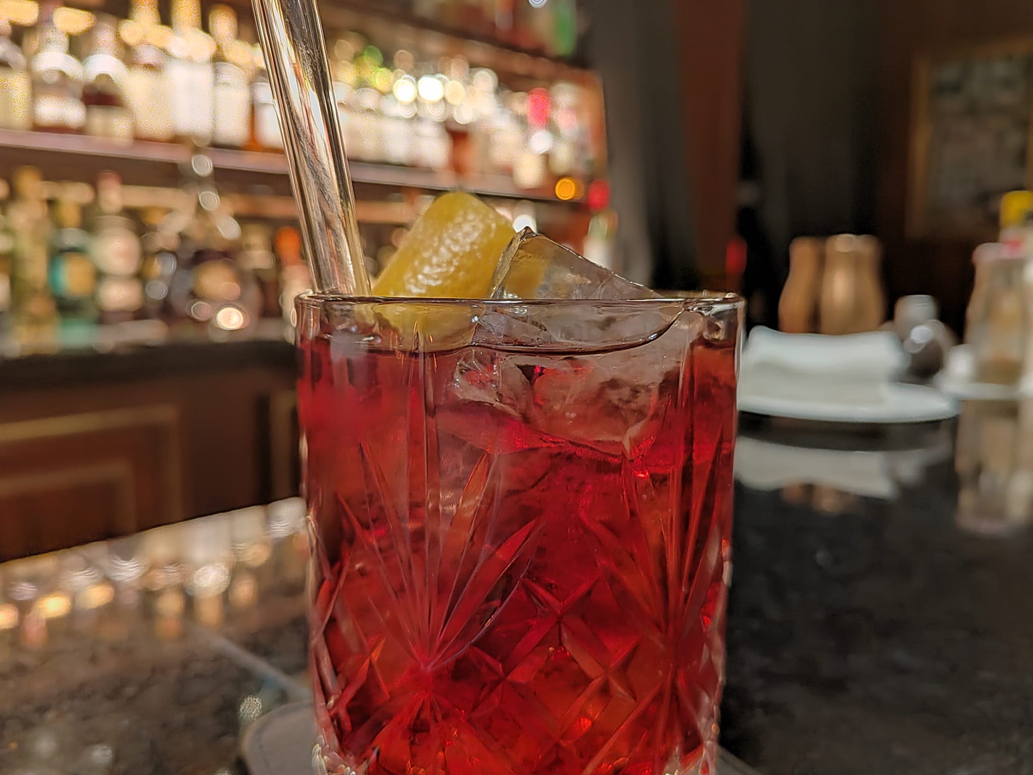 Vieux carré (cocktail) - Bar de l'hôtel Le Belmont - Paris