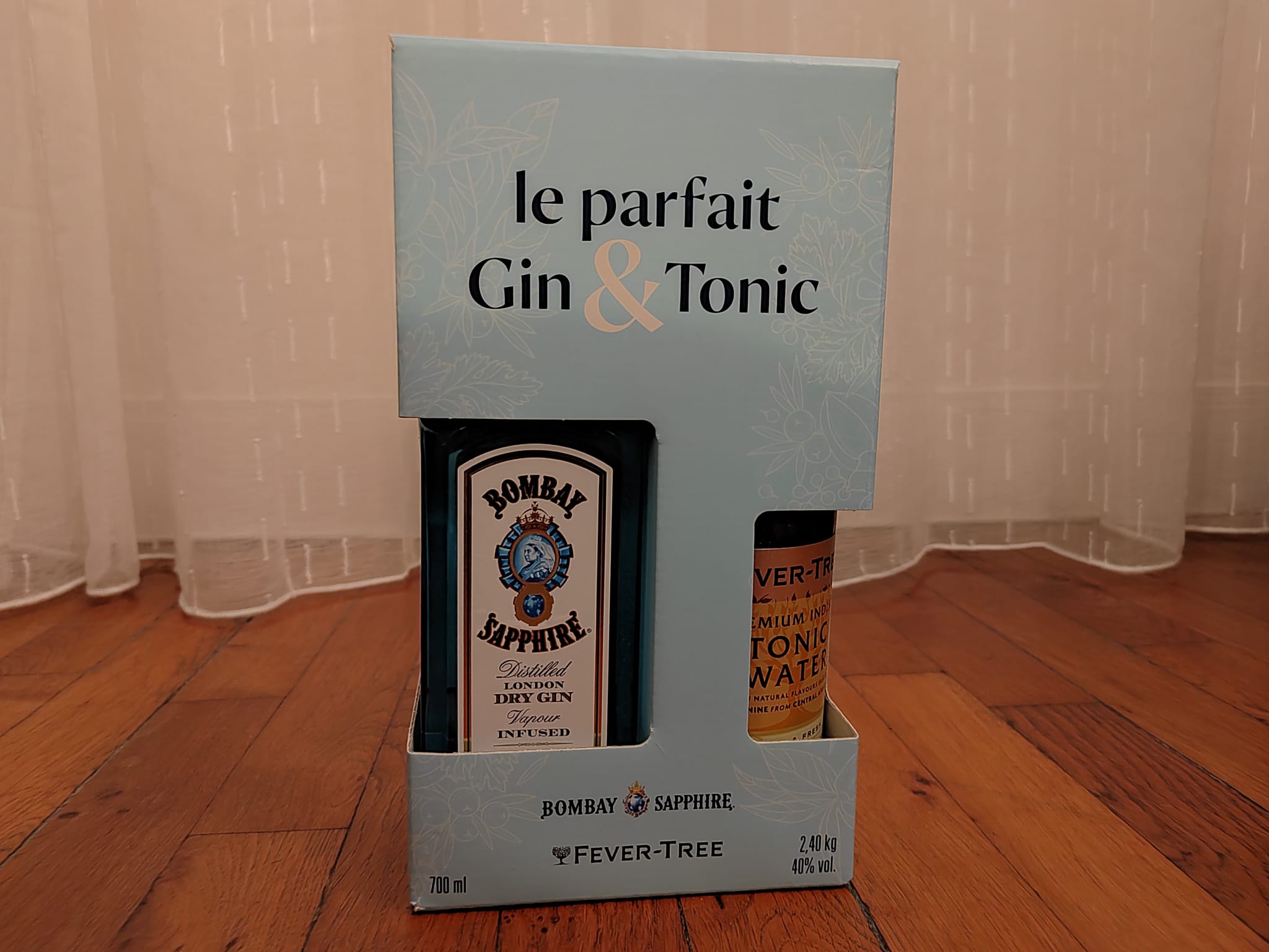 Coffret Le parfait Gin & Tonic - Bombay Sapphire et Fever-Tree - Noel 2024