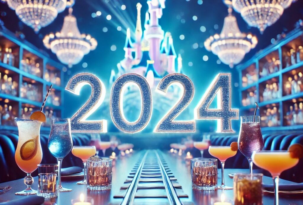 2024 : cocktails et parc d'attractions avec le château de Disney