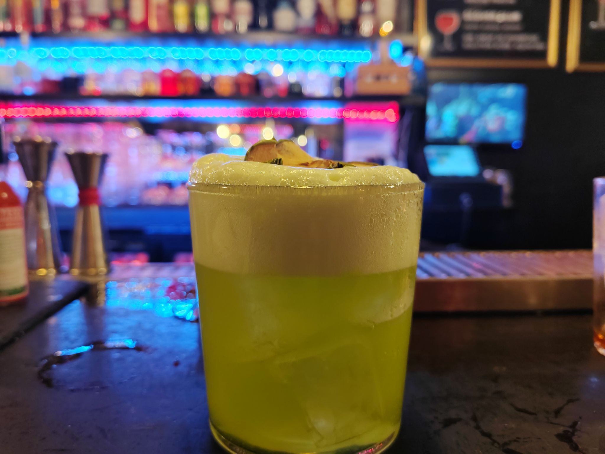 Cocktail Melon sour - Bar Lipstick (Paris) - Décembre 2024