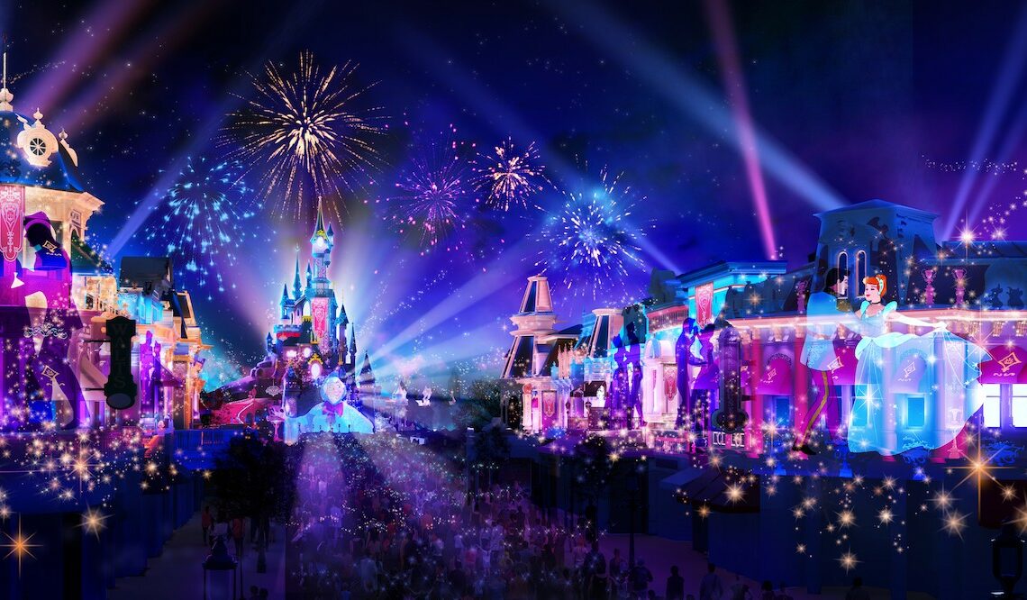 Projections sur Main Street USA - Disney Tales of Magic (Disneyland Paris, 2025)