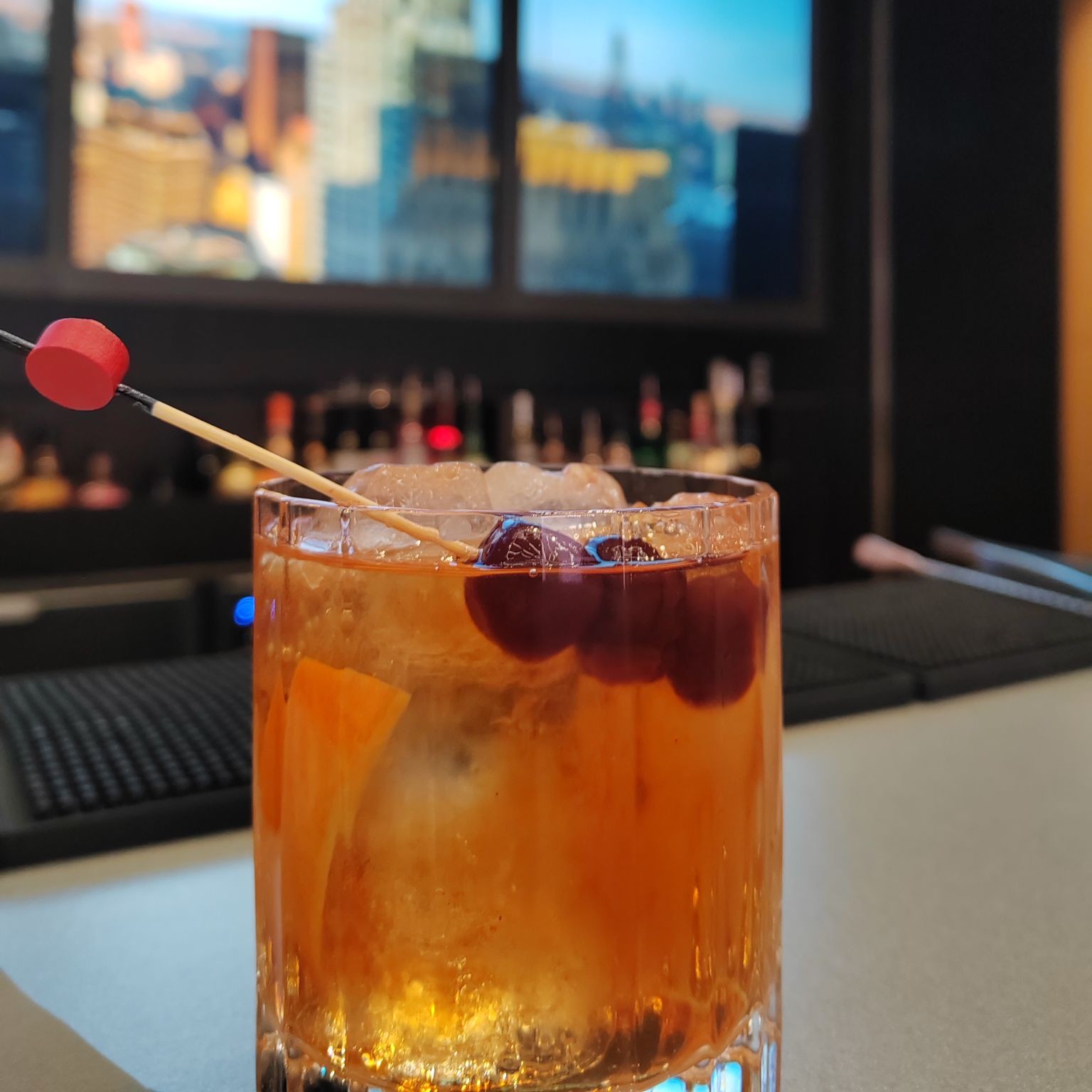 Old fashioned - Skyline Bar (hôtel New York – The Art of Marvel)